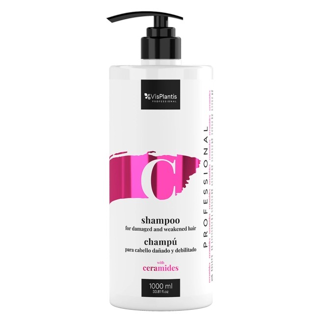 Vis Plantis Professional šampón pre poškodené a oslabené vlasy s ceramidmi 1000 ml