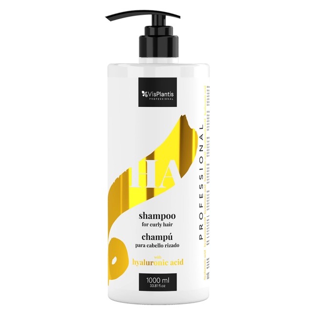 Vis Plantis Professional šampón na kučeravé vlasy s kyselinou hyalurónovou 1000 ml