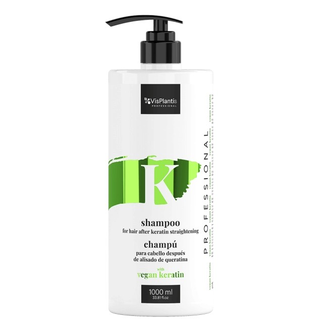 Vis Plantis Professional šampón na vlasy po vyrovnávaní keratínom - Vegan Keratin 1000 ml