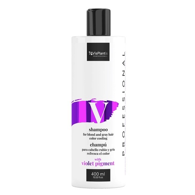 Vis Plantis Professional šampón pre blond a šedivé vlasy, chladivá farba - Color Pigment 400ml