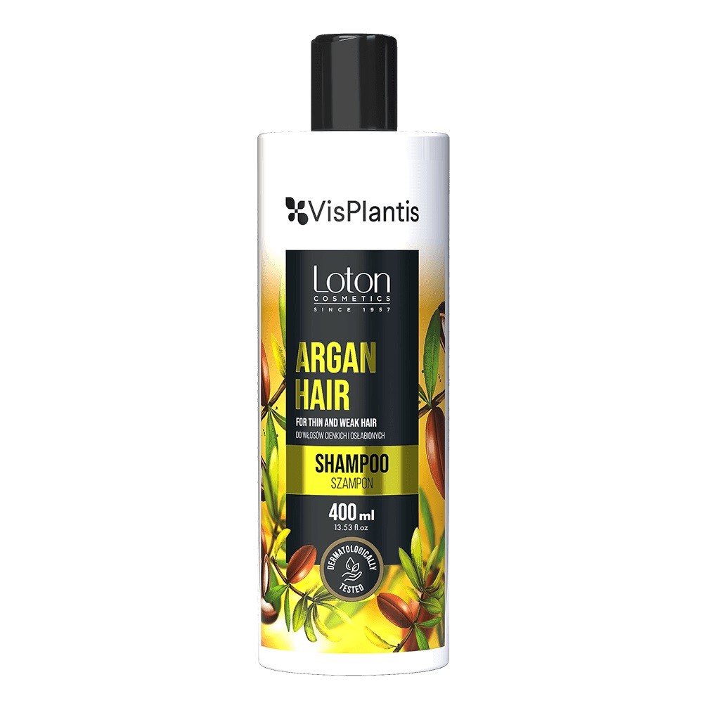 Vis Plantis Loton šampón s arganom pre tenké a oslabené vlasy - Argan Hair 400 ml