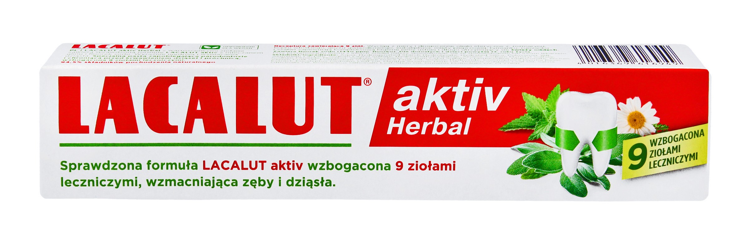 Lacalut Activ Bylinná zubná pasta 75 ml