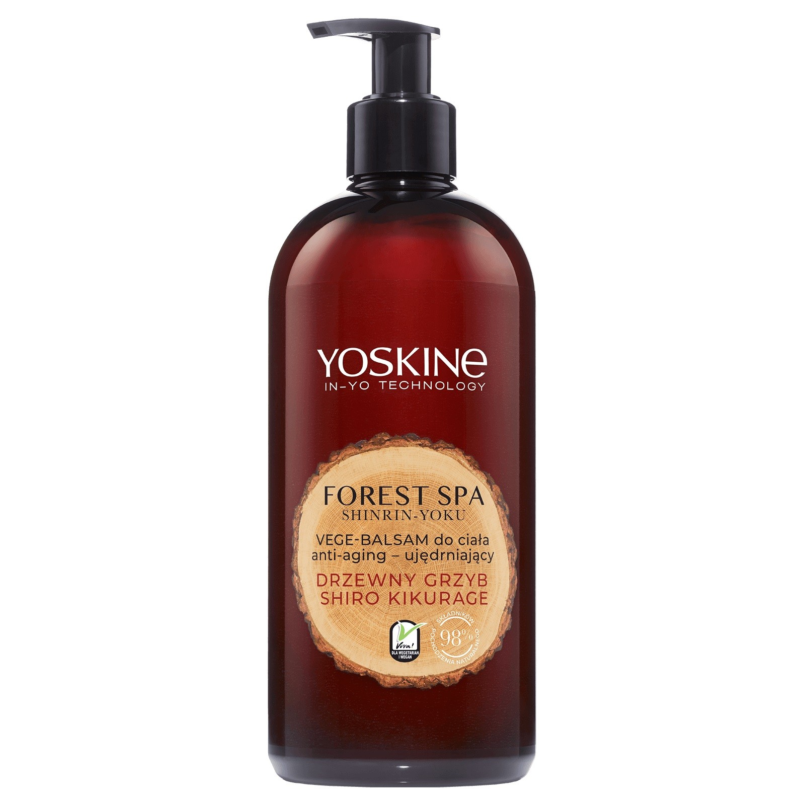 Yoskine Forest Spa Vege-telový balzám ant-aging obsahujúci Drevený hríb Shiro Kikurage 400ml