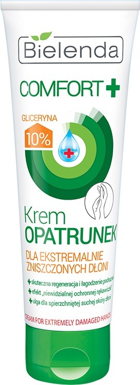 Bielenda Comfort + Ošetrujúci krém na extrémne poškodené ruky 75ml