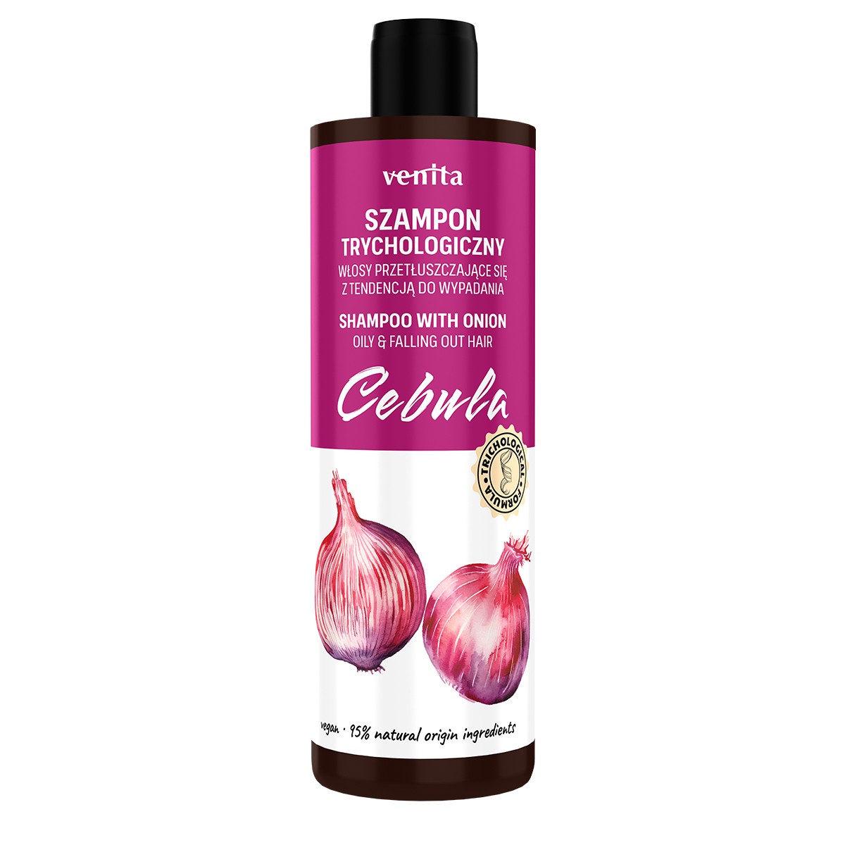 VENITA Trichological Formula Cibuľový trichologický šampón - pre mastné vlasy náchylné na vypadávanie 300 ml