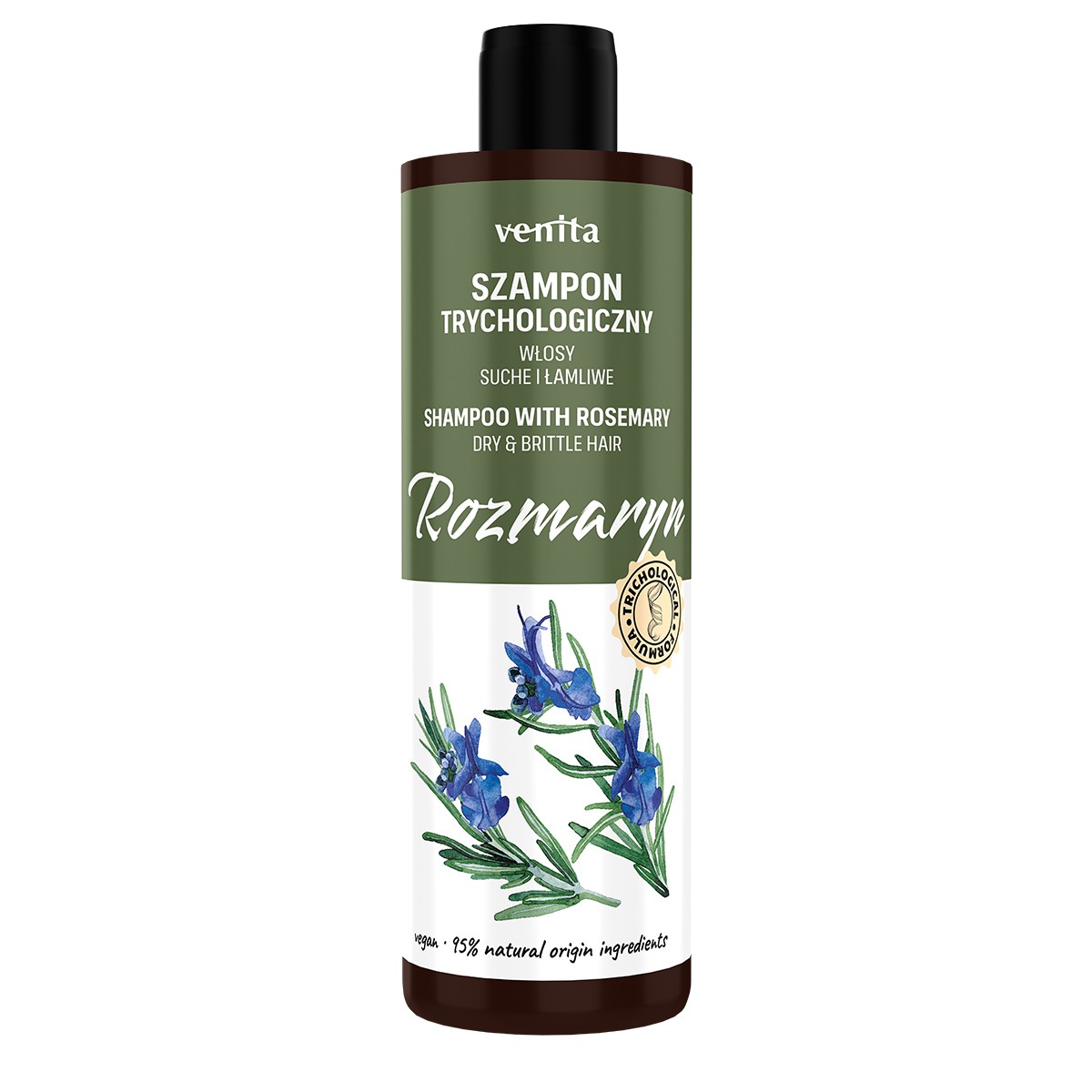 VENITA Trichological Formula Trichologický šampón Rozmarín - pre suché a lámavé vlasy 300ml