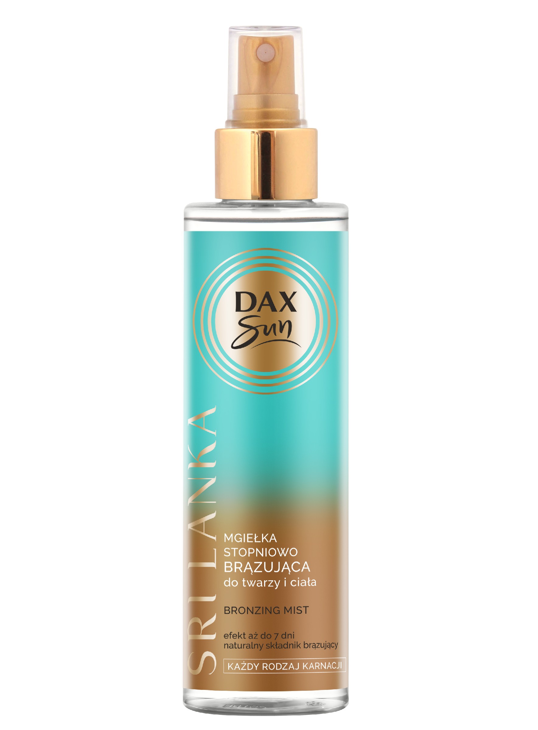 Dax Sun Postupne bronzujúca hmla na tvár a telo SRI LANKA - všetky typy pleti 200ml