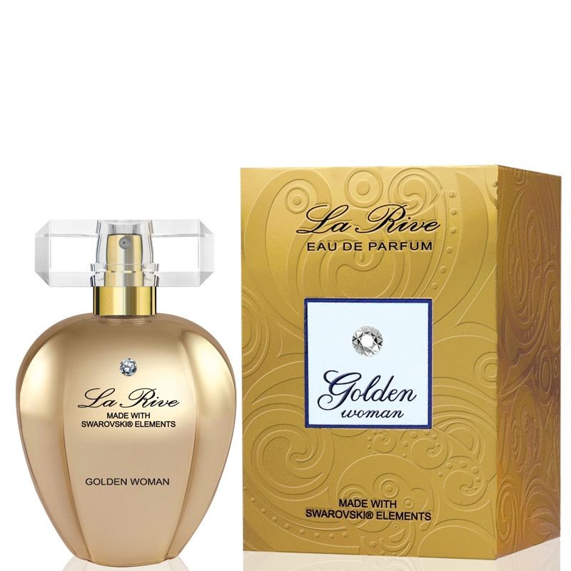 LA RIVE Woman Golden Eau de Parfum Made With Swarovski Crystals 75 ml