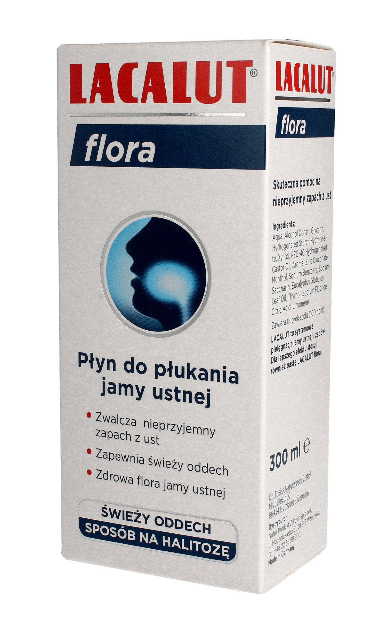 Lacalut Flora ústna voda 300ml