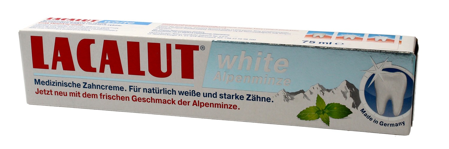 Lacalut White Alpenminze zubná pasta 75ml