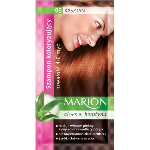 MARION Farbiaci šampón č.95 Gaštan 40 ml