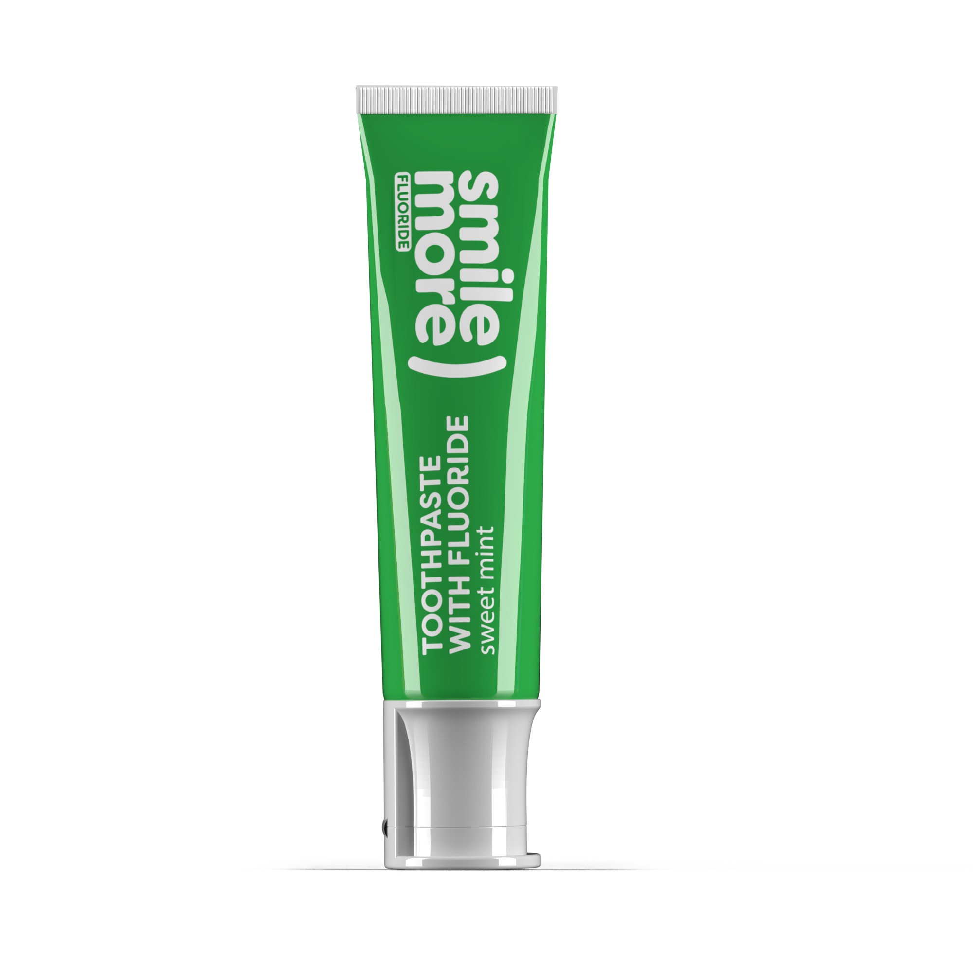 HISKIN Smile More zubná pasta s fluoridom Zelená sladká mäta 30 ml