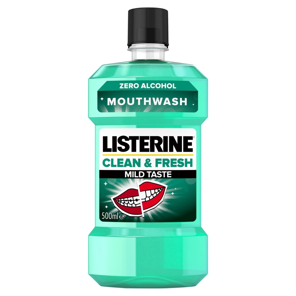 Ústna voda Listerine Clean & Fresh Mild Taste 500 ml