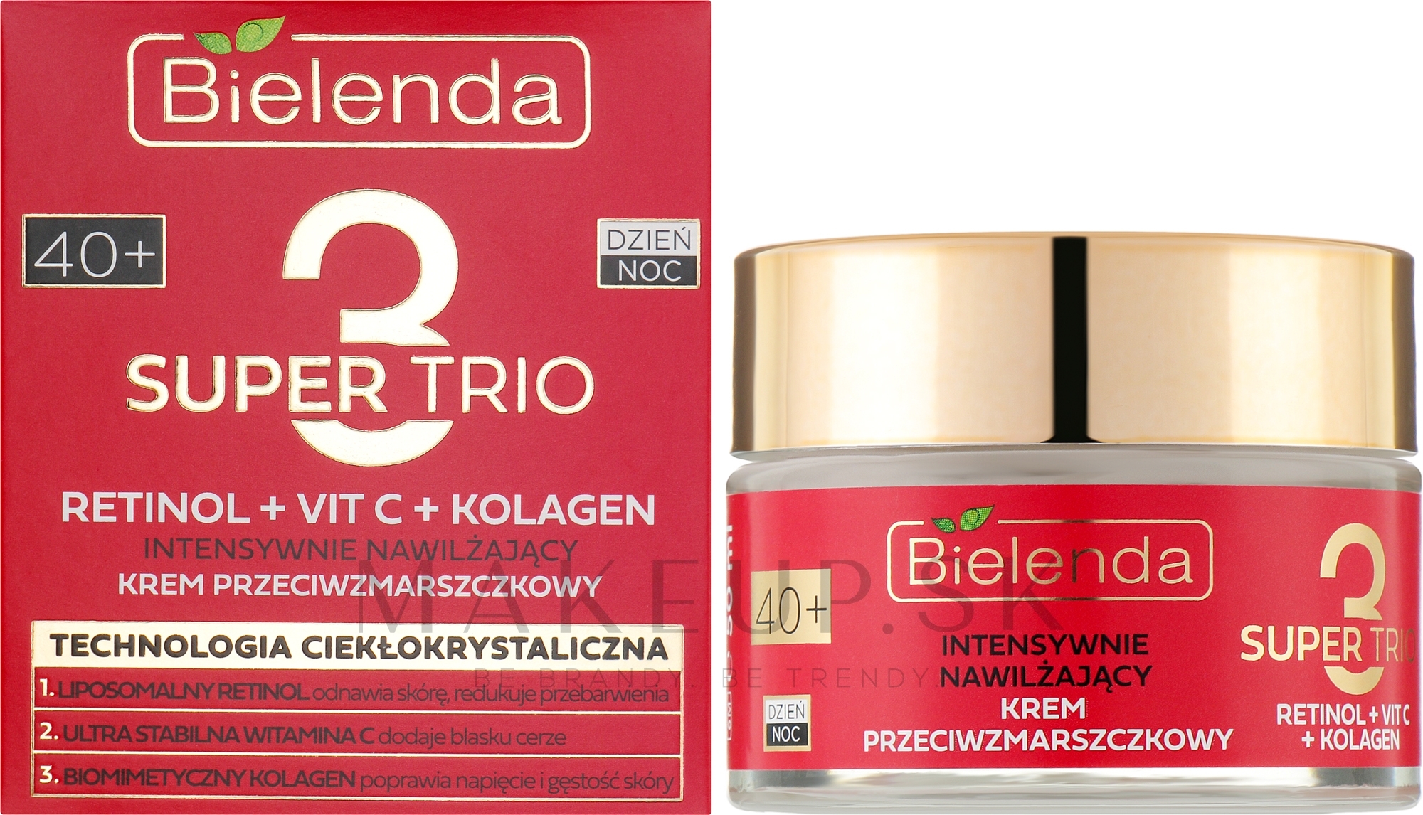 Bielenda / Super Trio Intenzívne hydratačný krém proti vráskam 40+