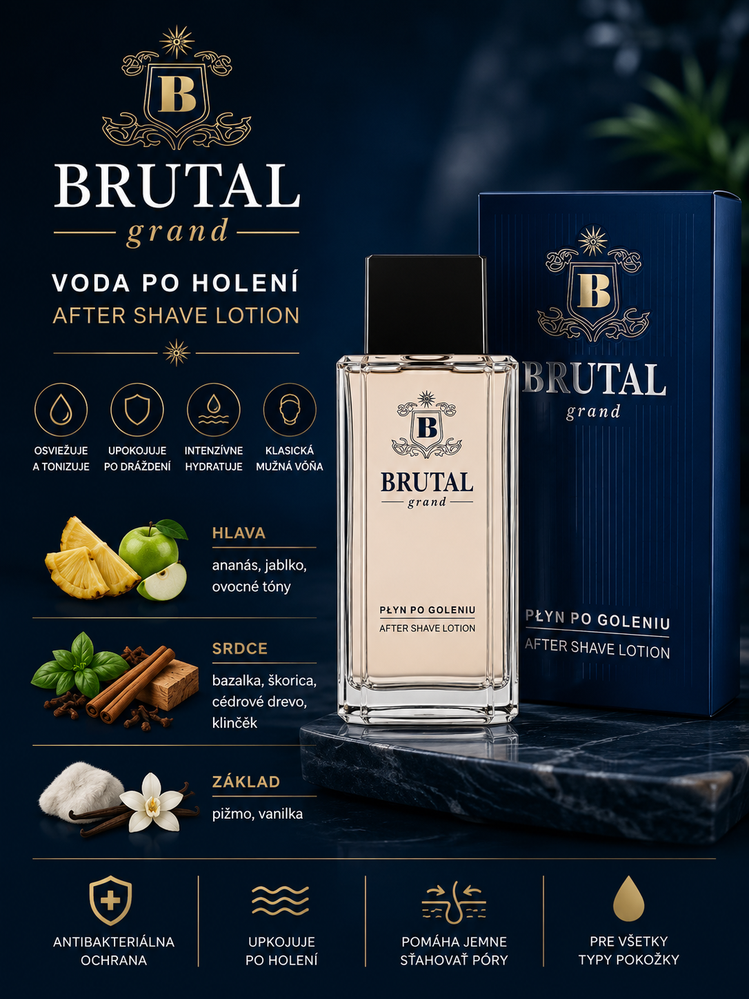 BRUTAL Grand voda po holení 100 ml