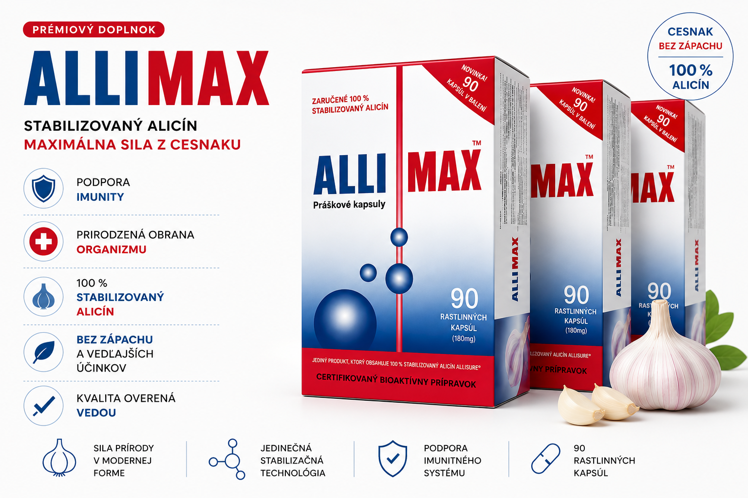 ALLIMAX 90 tbl - 3 balenia